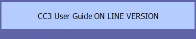 Body Shop Software - CC3 User Guide ON LINE VERSION